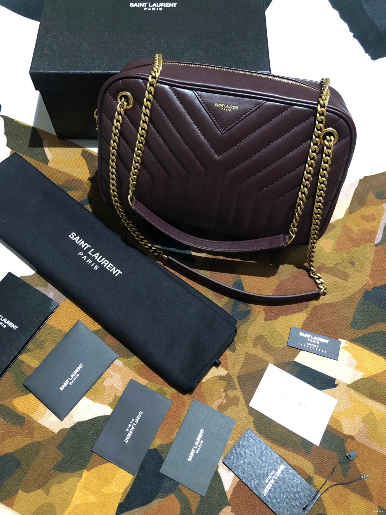 Repladies REP SMOOTH JOAN Y-QUILTED CAMERA BAG IN YSL LEATHER 0820